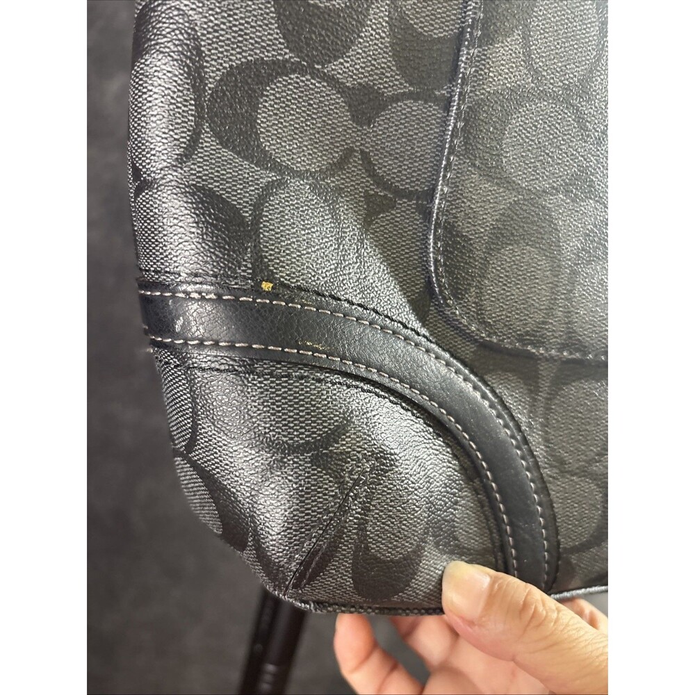 Coach Tote Bag Signature F18917 Gray - Picture 15 of 16